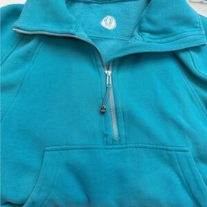 Lululemon scuba athletica Blue Half-Zip Jacket